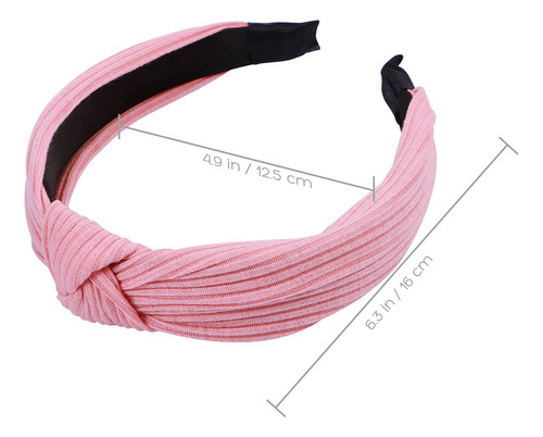 6 Diademas Anchas Y Lisas A La Moda De Frcolor, Turbante Con