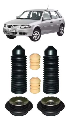 Kit Coxim Coifa Batente Dianteiro Gol Parati Saveiro G3 G4