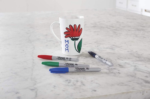 Sharpie Kit 12 Rotuladores Permanentes De Punta Fina 0.9