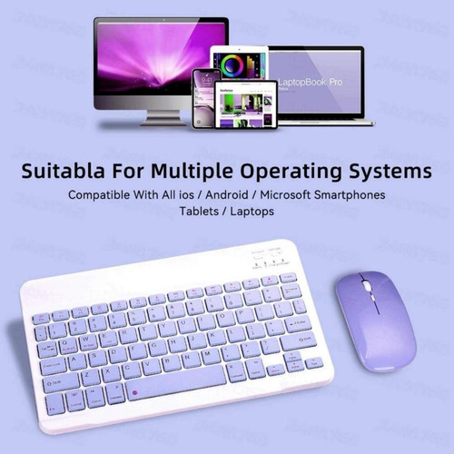 Capa Para Teclado 10ª Gen Com Mouse + Teclado Para Tablet