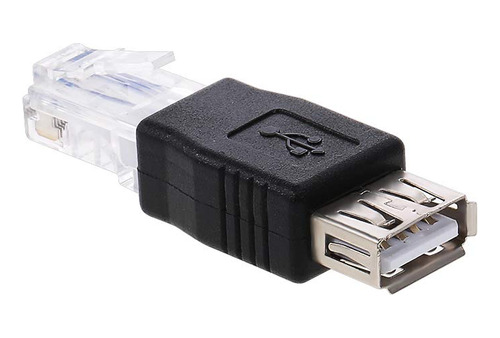 Eryue Adaptador Usb Rj45 Usb2.0 Hembra Ethernet Macho