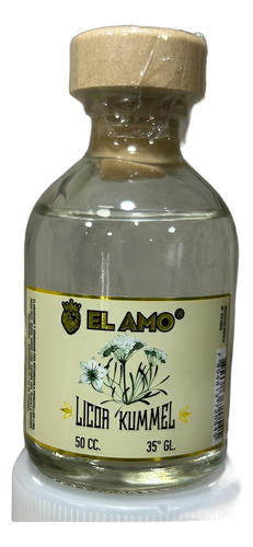 Miniatura Licor Kummel El Amo - 50ml (vidrio)