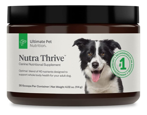 Ultimate Pet Nutrition Nutra Thrive Canine 40 En 1 Suplement