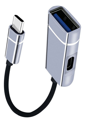 Adaptador Otg Tipo C Pd Fast Charging Usb 3.0 Splitter Lapto