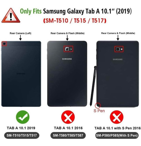 Funda Fintie Para Samsung Galaxy Tab A 10.1 2019 Modelo Sm-t