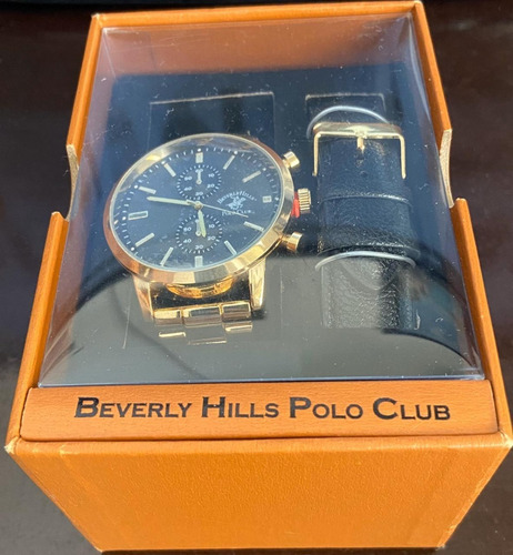 Relógio Beverly Hills Polo Club 53766 Dourado