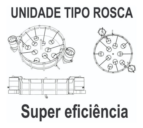 Imagem 4 de 10 de Difusor - Super Promoção - Unidade De Aeração Tipo Rosca