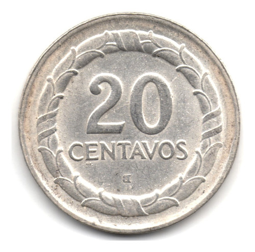 20 Centavos 1945 Variedad B Al Revés