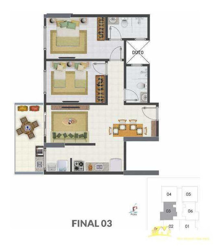 Apartamento 2 Dorms, Suite Canto Forte Lançamento S.facilitado - V449