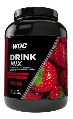 Drink Mix 2.5kg Woc - Bebida Isotonica Energizante