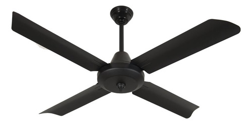 Ventilador De Techo Severbon Vta 420 Negro Microtexturado