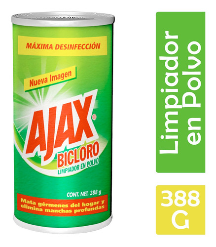 Limpiador Multiusos En Polvo Ajax Bicloro 388g