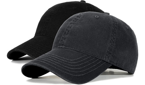 Gorras De Béisbol - Cachuchas De 100% Algodón Ajustables Par