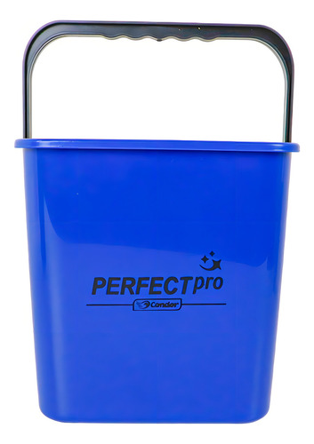 Balde Com Alça 4 Litros Azul Perfect