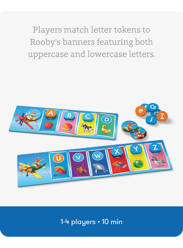 Juego Simplyfun Roobys Abcs Pre-k Alphabet 1-4 Jugadores 3+