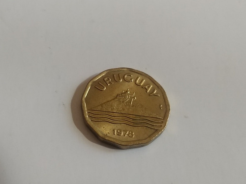 2 Monedas 20 Centesimos Y 10 Centesimos Uruguay 1978 