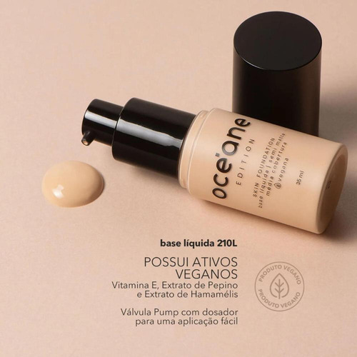 Base Océane Semi Matte Skin Foundation 35ml - Cor 315m