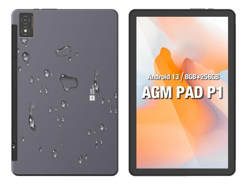 Tabletas Agm Pad P1 10.36 Android 13 De8 Gb+256 Gb/2 Tb Tf