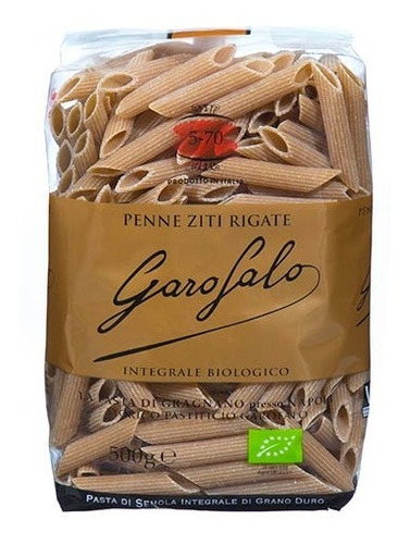 Pasta Garofalo Penne Rigate Integral Bio Organico 500g