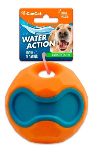 Juguete Para Perros Cancat Water Action Pelota Flotadora