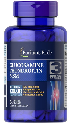 Puritan's Pride | Glucosamine Chondroitin & Msm | 60 Caplets