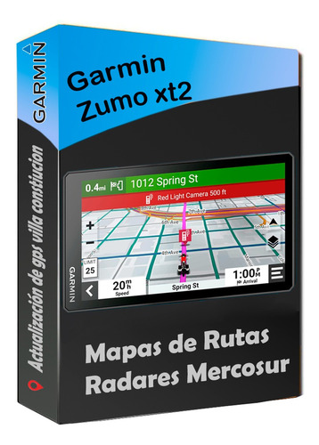 Actualización Gps Garmin Zumo Xt 2 Mapas Del Mercosur 