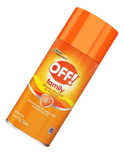 Repelente Off Familiar Naranja Aerosol 165ml X12