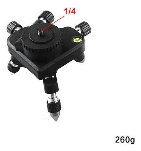 Nivel Micro Ajuste Conector De Trípode Base 360