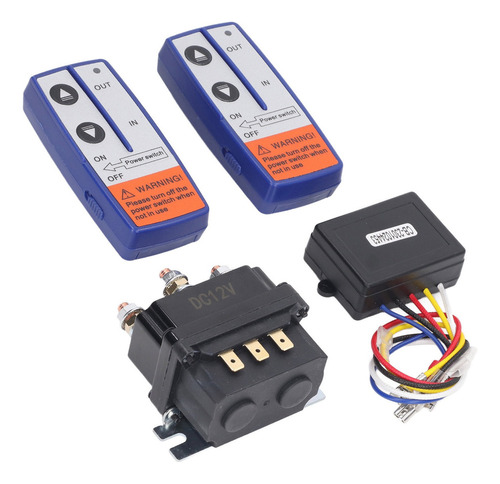 Kit De Contactor De Relé Winch, 12 V, 250 A, Control Remoto