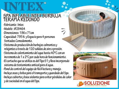 Hidromasaje Spa Inflable Burbujas Agua Caliente Premium !!!!