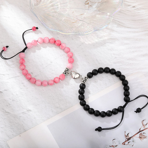 (e) Pulseras Magnéticas For Parejas, Vintage, A Juego, Con