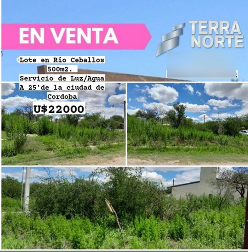 Venta Terreno / Lote Río Ceballos