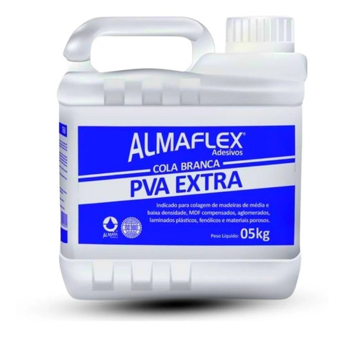 Imagem 1 de 3 de 8 Cola Branca Almaflex Pva Extra 5kg
