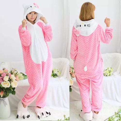 Disfraz de Hello Kitty para adulto, talla S, Rosado