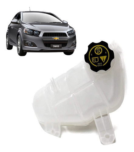 Chevrolet Sonic - Deposito Refrigerante + Tapa Original Gm