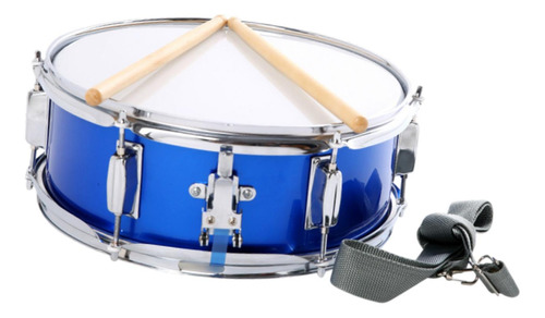13 Instrumento Musical De Tambor De Bateria Azul Portátil