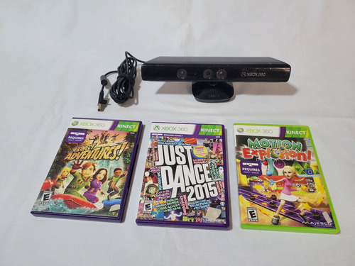 Kinect Para Xbox 360 Con Juegos (Usado)