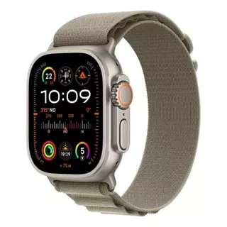 Apple Watch Ultra 2 GPS + Celular • Caja de titanio de 49 mm • Correa Alpine verde oliva - Grande - Distribuidor autorizado