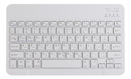 Teclado Ruso Inalámbrico Ultrafino De 10 Pulgadas Para Intel