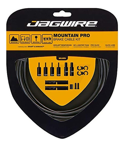 Jagwire Pro Cable De Freno Kit Montana Sramshimano Amarillo