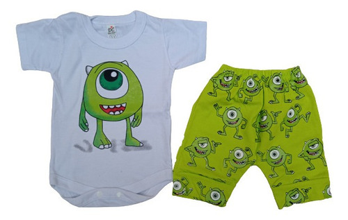 Pijama Para Bebé Monster Inc Mike Wazowski 