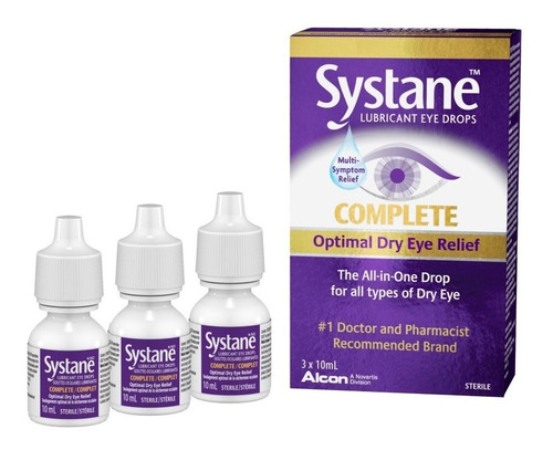 Systane Complete Pack 3 Unid X 10 Ml.   Lágrimas Lubricantes