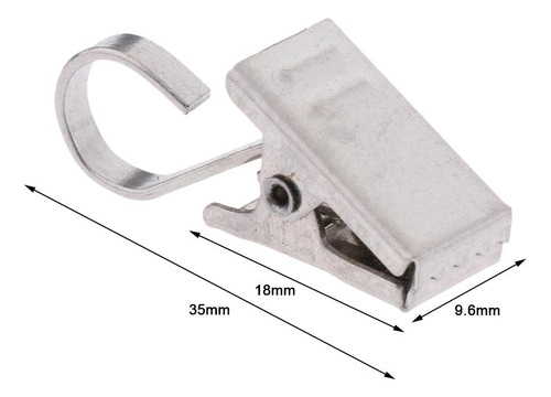 20pcs / Pack Clips De Cortina De Puerta Con Gancho
