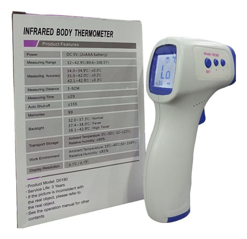 3 Termometro Digital Infrarrojo 