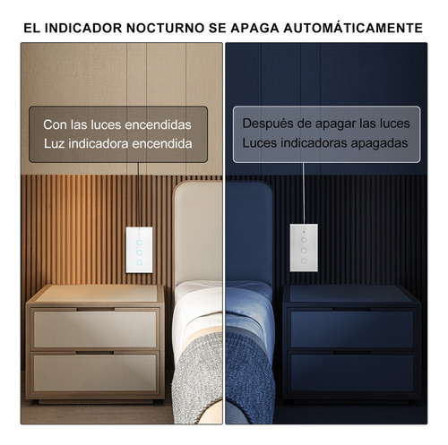 Interruptor Inteligente Wi-fi De 3 Vías Blanco Sin Neutro