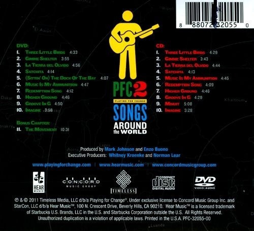 Playing For Change Pfc.2 Cd Y Dvd Nuevo