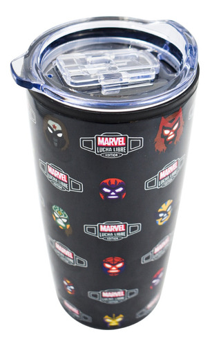 Termo Doble Pared 450ml Marvel Lucha Libre