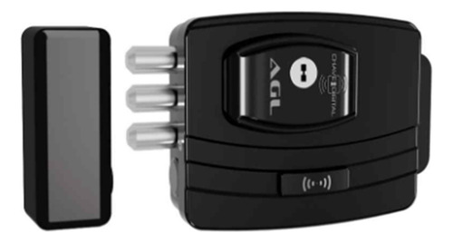 Fechadura Elétrica Wi-fi 12v Agl Ultra Magic Card Com Sensor