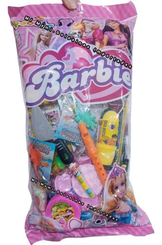 Golosinas Piñata Xl Barbie + Juguetes Importados,cumpleaños