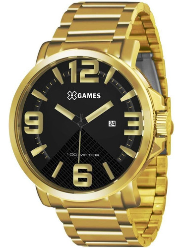 Relógio X-games Dourado Masculino Xmgs1011 P2kx